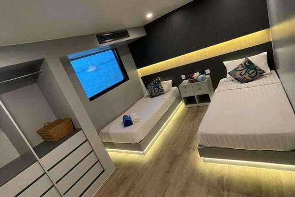 twin bed cabin