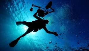 scuba diving and flying